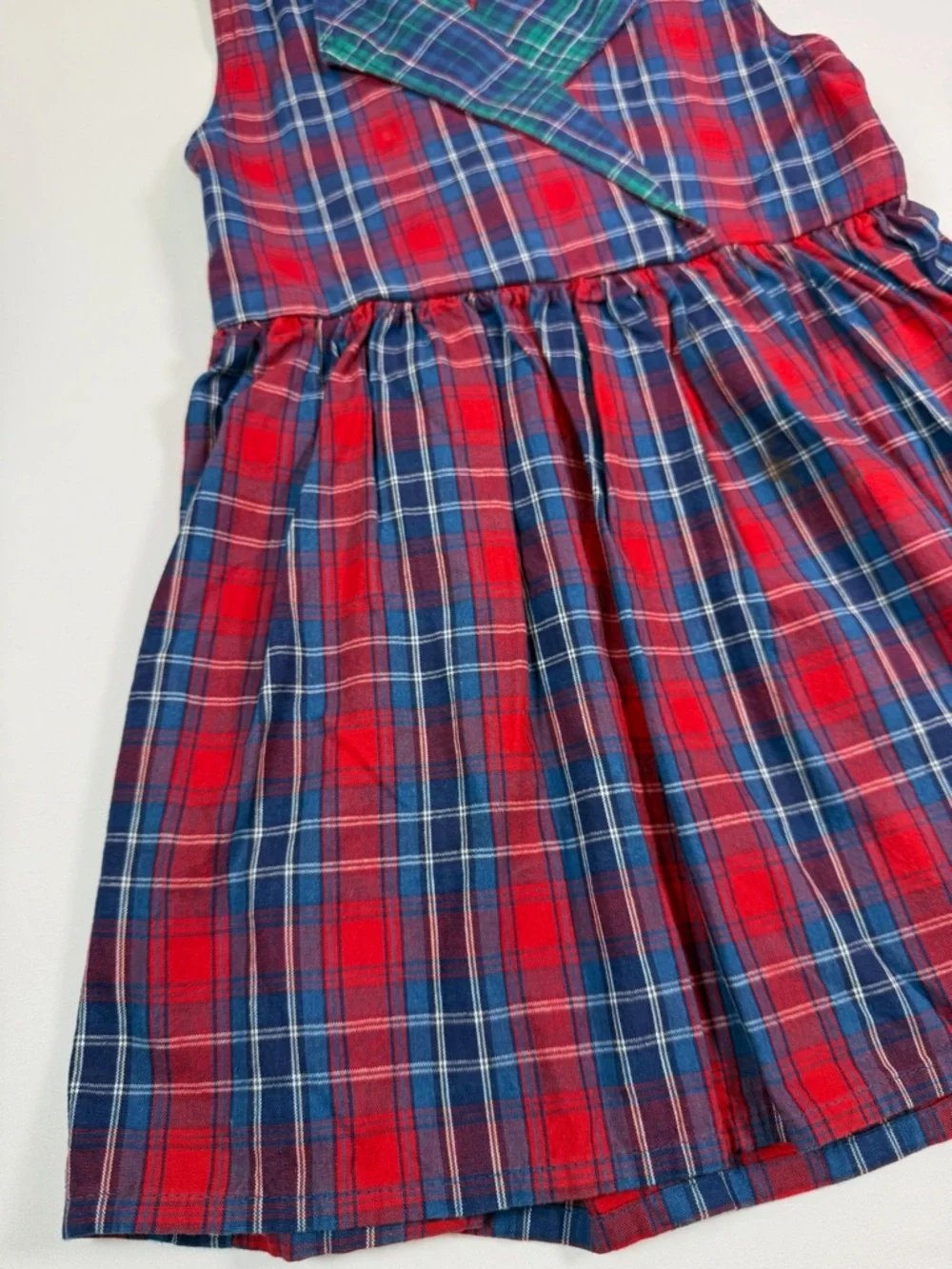 OSHKOSH B’GOSH VINTAGE 80s-90s‎ Plaid Collared Christmas Festive Dress Size 6